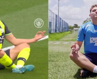 Haaland faz convite para Dell, do Bahia, visitar o Manchester City