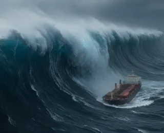 Ondas gigantes de 35 metros assustam cientistas no Oceano Pacífico