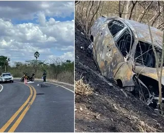 Pai, mãe e casal de filhos morrem em acidente entre moto e carro