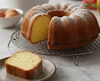 Poucos ingredientes e muito sabor: o bolo de iogurte do momento