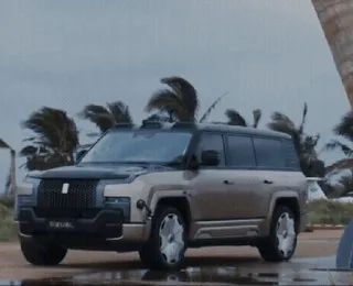 SUV de luxo da BYD resiste à queda de palmeira gigante; veja vídeo