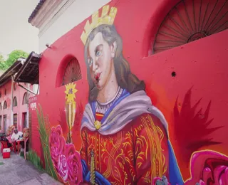 Salvador ganha murais de grafite em homenagem a Iansã e Santa Bárbara