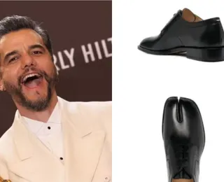 Sapato exótico usado por Wagner Moura do Globo de Ouro custa fortuna