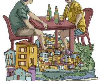 A rua de trás