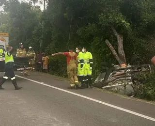 Acidente na Bahia mata quatro pessoas e deixa uma gravemente ferida
