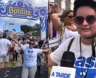 Com direito a pedalada, fieis celebram trajeto emocionante no Bonfim