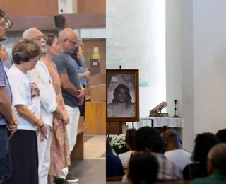 Gilberto Gil se emociona em missa especial de Preta Gil