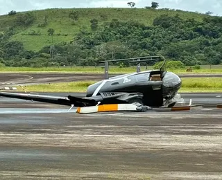 Homem invade aeroporto, tenta furtar helicóptero, mas derruba aeronave