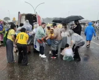 Número de pessoas atingidas por raio em ato pró-Bolsonaro vira recorde