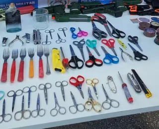 PM apreende mais de 60 objetos perfurocortantes no Carnaval; confira