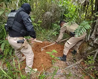 Polícia encontra local de descarte de corpos na Bahia
