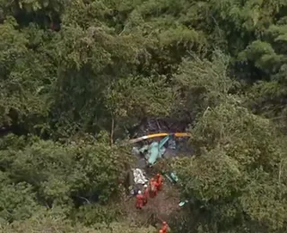Queda de helicóptero deixa três mortos em Guaratiba