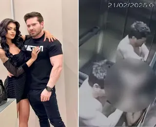 Vídeo: blogueira é sufocada por namorado até desmaiar em elevador