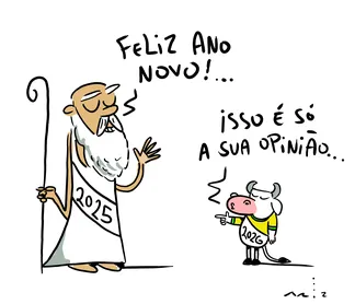 Charge do dia 1º de janeiro de 2026