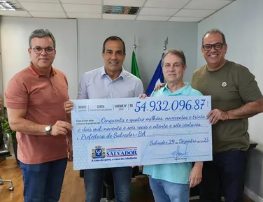 Câmara devolve mais de R$ 54 milhões à Prefeitura de Salvador - Imagem