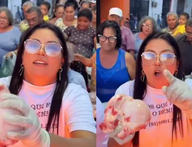 Doação de ossos em ação social divide opiniões na web: “Isso é IA?" - Imagem