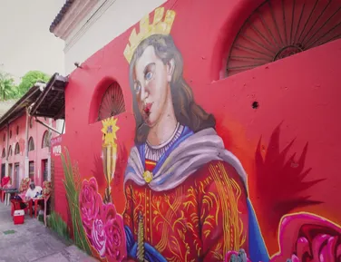 Salvador ganha murais de grafite em homenagem a Iansã e Santa Bárbara - Imagem