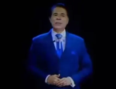 Silvio Santos feito por IA ‘discursa’ em inauguração do SBT News - Imagem