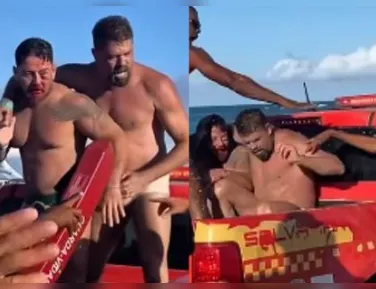 Turistas são agredidos por barraqueiros em Porto de Galinhas - Imagem