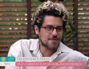 Apresentadora comete gafe com ator de Três Graças: "Não sou eu" - Imagem