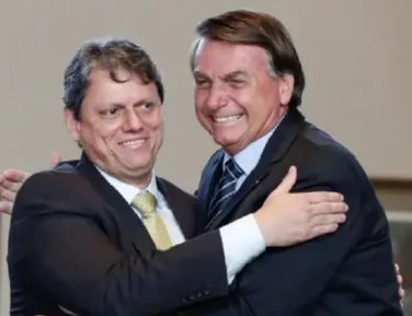 Tarcísio reafirma pré-candidatura e agenda visita a Bolsonaro - Imagem