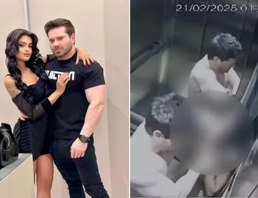 Vídeo: blogueira é sufocada por namorado até desmaiar em elevador - Imagem