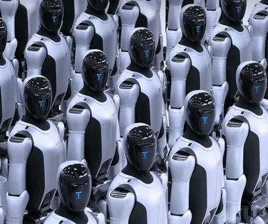 China começa a usar robôs humanoides na patrulha de fronteiras - Imagem