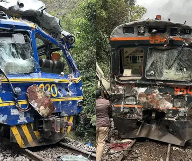 Colisão de trens em Machu Picchu deixa um morto e quase 70 feridos - Imagem