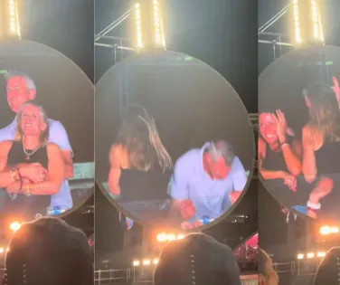 Diretora quebra silêncio e dá versão sobre flagra com CEO em show - Imagem