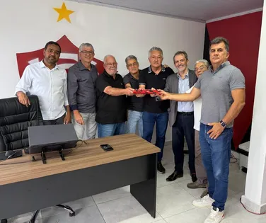 Eleito, Nilton Sampaio Filho celebra vitória da chapa Leão Colossal - Imagem