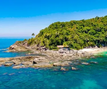 Ilha escondida no litoral de SP guarda mansão milionária - Imagem