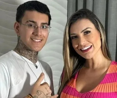 Para abrir o ano, Andressa Urach grava vídeo adulto com o filho - Imagem