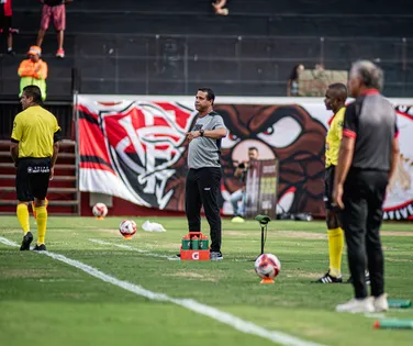 Rodrigo Chagas dá recado à equipe alternativa do Vitória após estreia - Imagem