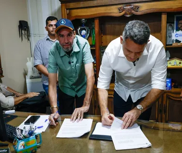 Seagri e Casa Nova firmam acordo para construção do Centro de Comercialização de Animais - Imagem