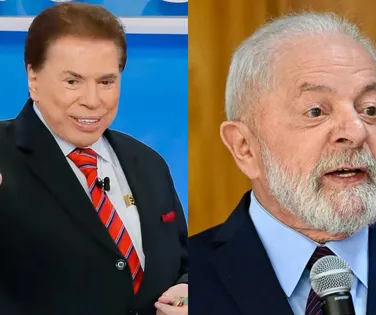 Silvio Santos chorou com discurso de Lula durante programa ao vivo - Imagem