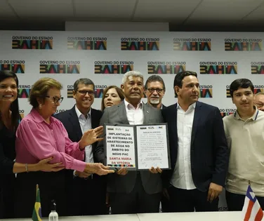 Bahia amplia investimentos em água e beneficia cidades do interior - Imagem