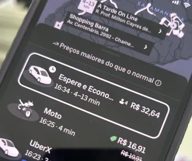 Bateria fraca deixa a corrida mais cara? O que está por trás dos preços do Uber - Imagem