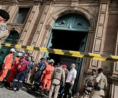 Desabamento da Igreja de Ouro completa um ano; veja como está situação - Imagem
