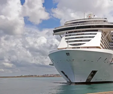 Navio com mais de cinco mil turistas atraca em Salvador - Imagem