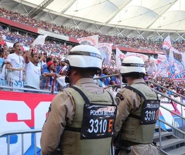 PM reage a assalto e atira em suspeito após jogo do Bahia - Imagem