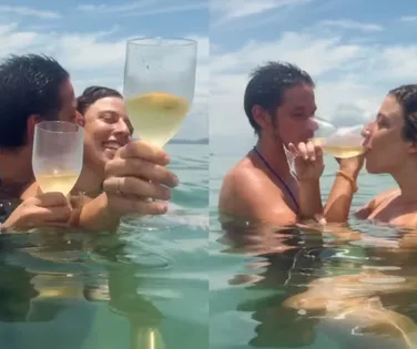 Regina Casé registra pedido de casamento entre artistas na Bahia - Imagem