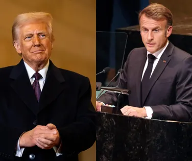Trump ameaça vinhos franceses com tarifa de 200% e provoca Macron - Imagem