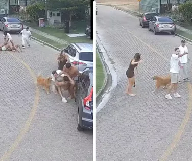 VÍDEO: Jogadores do Fortaleza se envolvem em briga com vizinhos - Imagem
