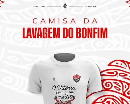Vitória esgota estoque de camisa da Lavagem do Bonfim em duas horas - Imagem