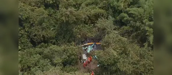 Queda de helicóptero deixa três mortos em Guaratiba - Imagem