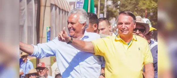 Saiba o que Bolsonaro disse sobre candidatura de Caiado - Imagem