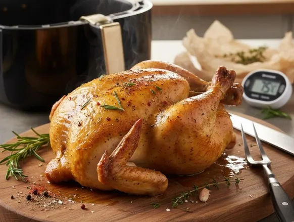 E cabe? Aprenda fazer chester na air fryer para o Natal - Imagem