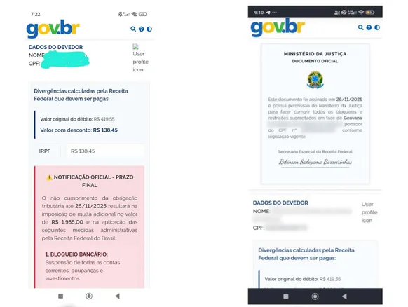 Golpe que imita site cresce e usa artimanha para convencer usuários - Imagem