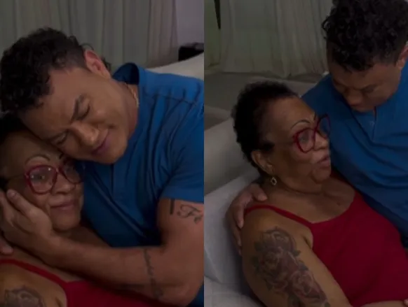 Popó lamenta ao anunciar a morte da mãe: "Meu eterno amor" - Imagem
