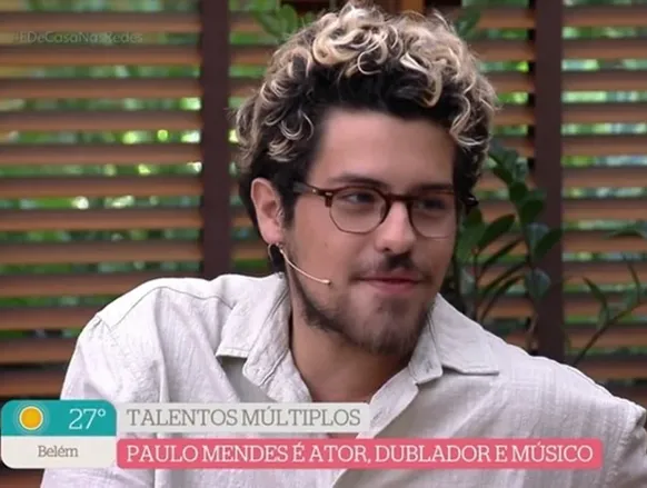 Apresentadora comete gafe com ator de Três Graças: "Não sou eu" - Imagem